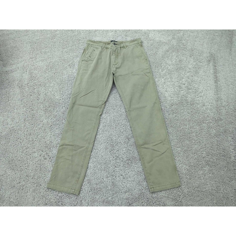 Rails Garrett Pant Mens 30 Green Mid Rise‎ Straight Leg Stretch Casual